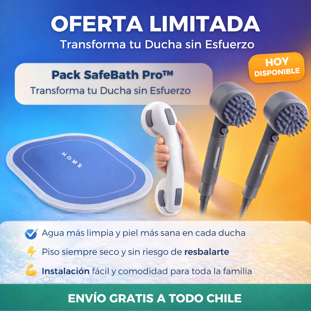 Pack SafeBath Pro™ - Sistema Completo para un Baño Más Seguro y Cómodo