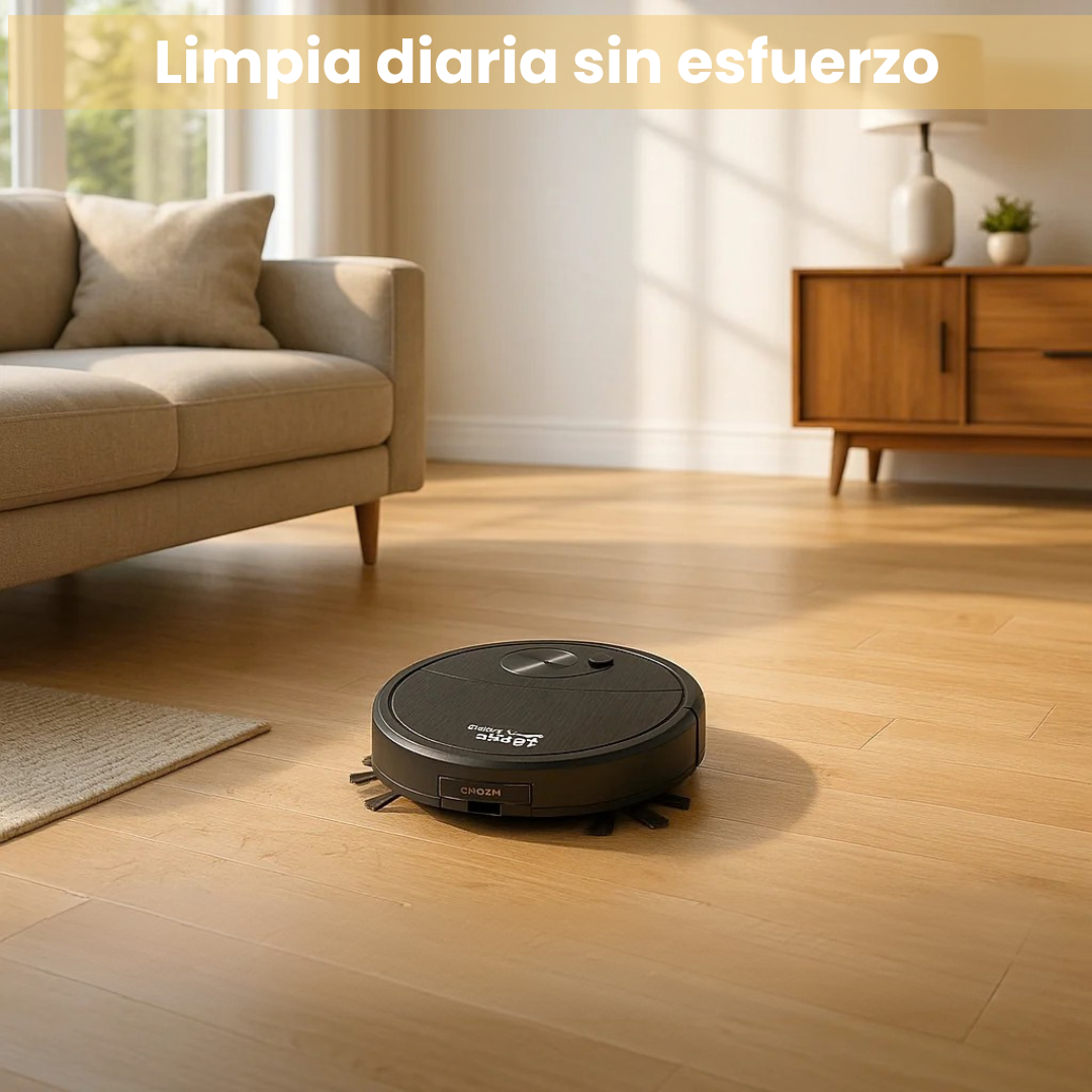 Aspiradora Robot Inteligente – ¡Descansa mientras tu casa se limpia sola!