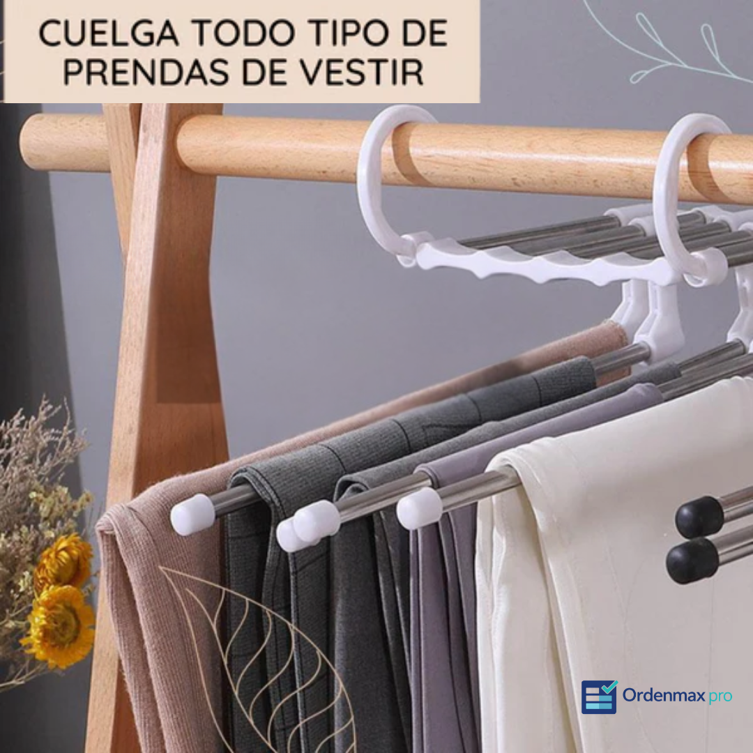 OrdenMax Pro x3+perchero mágico - Organiza tu ropa y gana espacio!