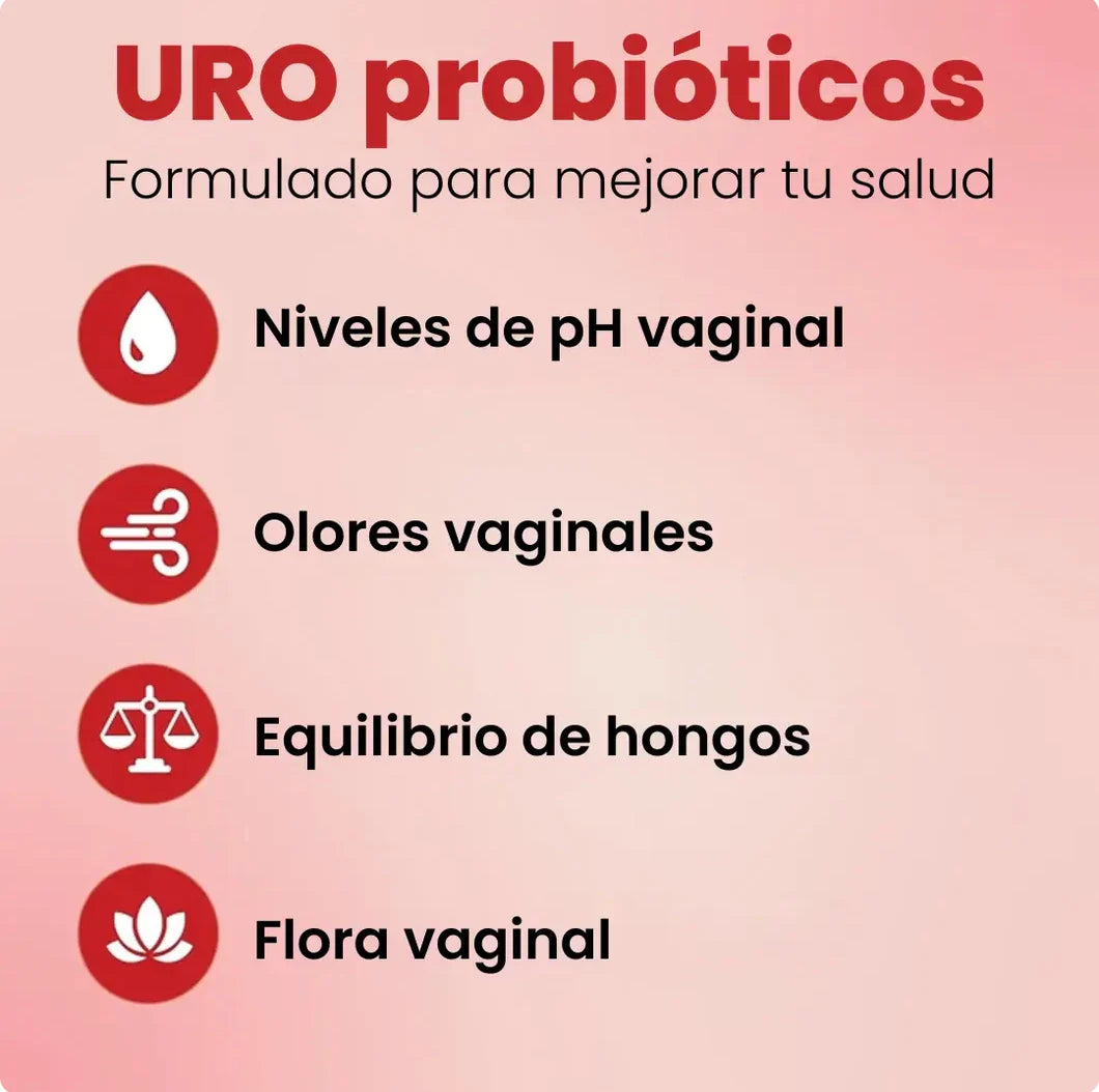 URO Vaginal Probiótico 60 Cápsulas – Bienestar Íntimo Femenino | Oferta 2x1 por Hoy