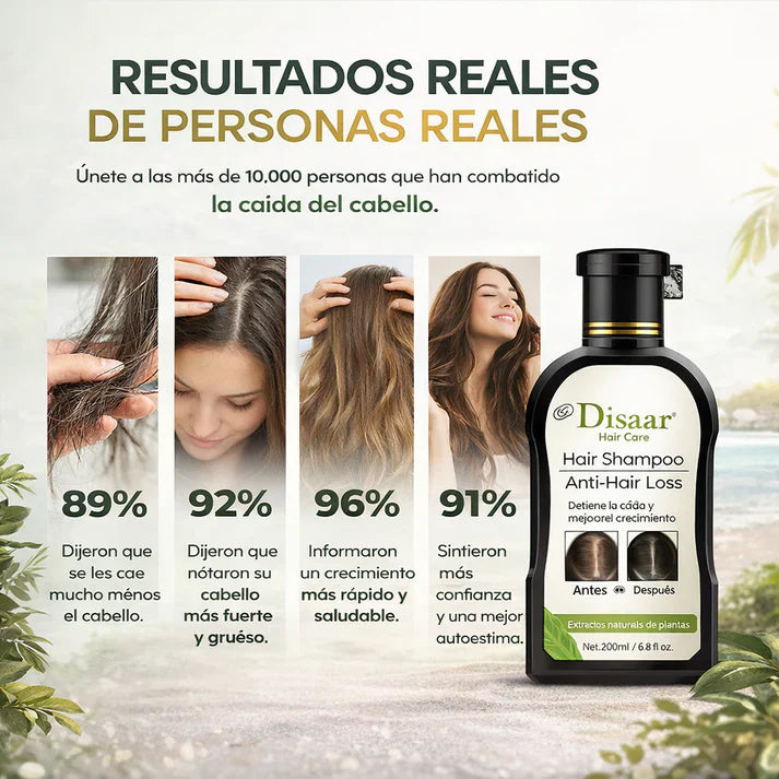Shampoo DisaarMax™ - Reduce la caída y fortalece tu cabello