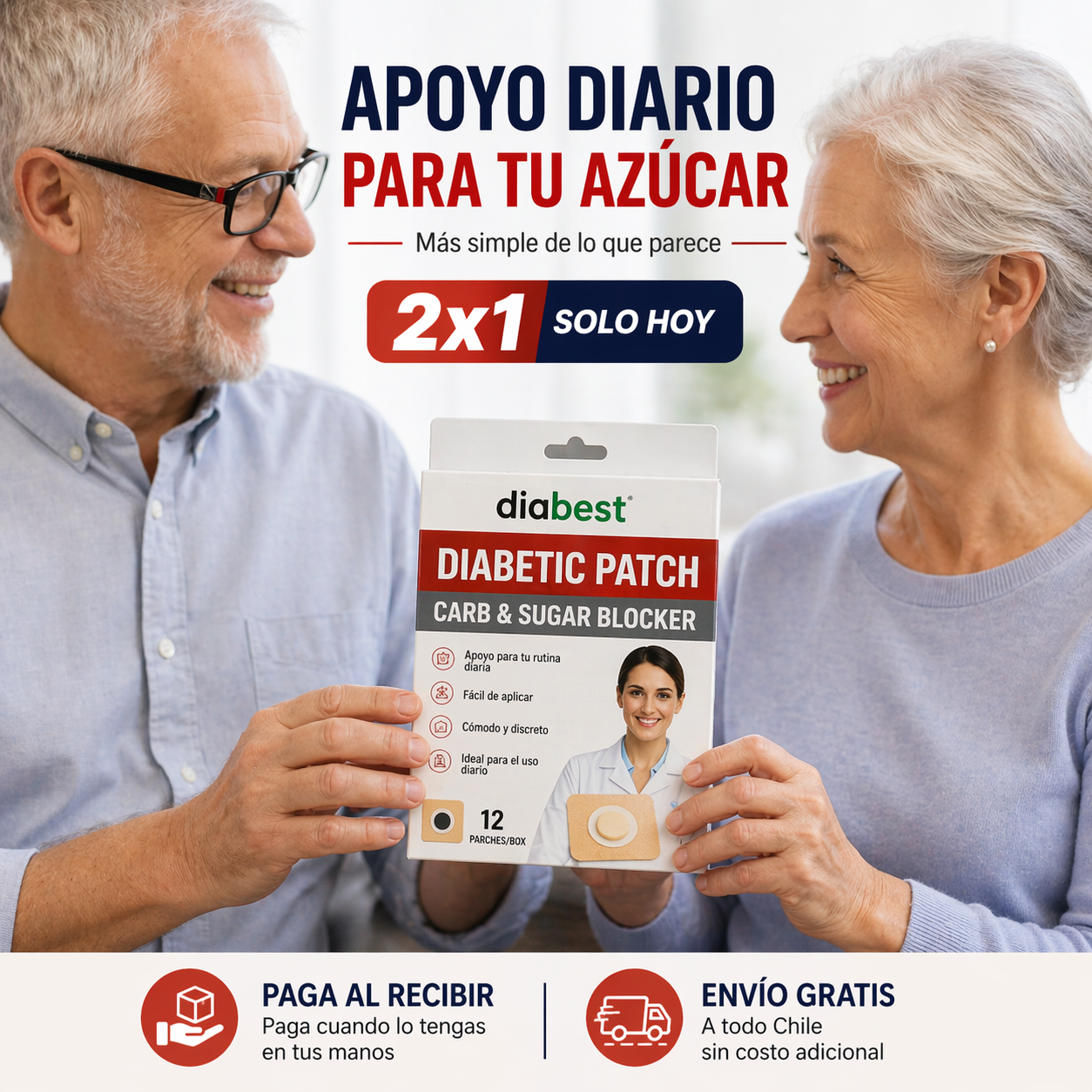 Diabetic Patch™-Apoyo continuo para tu azúcar en sangre