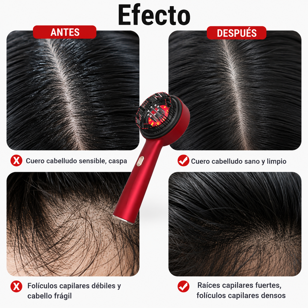 LumiHair™ - Aplica, masajea y activa el crecimiento