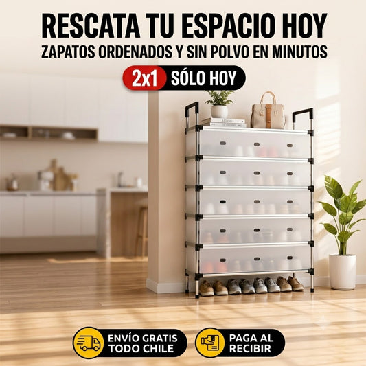 ModularMax - Zapatos ordenados en espacios mínimos