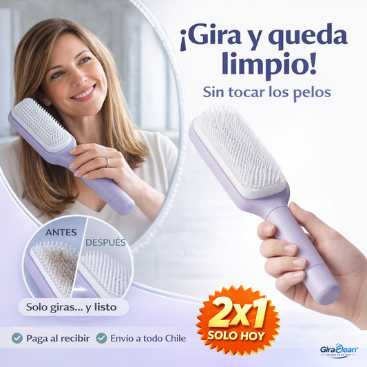 GiraClean™-¡Deja de limpiar tu cepillo con la mano!