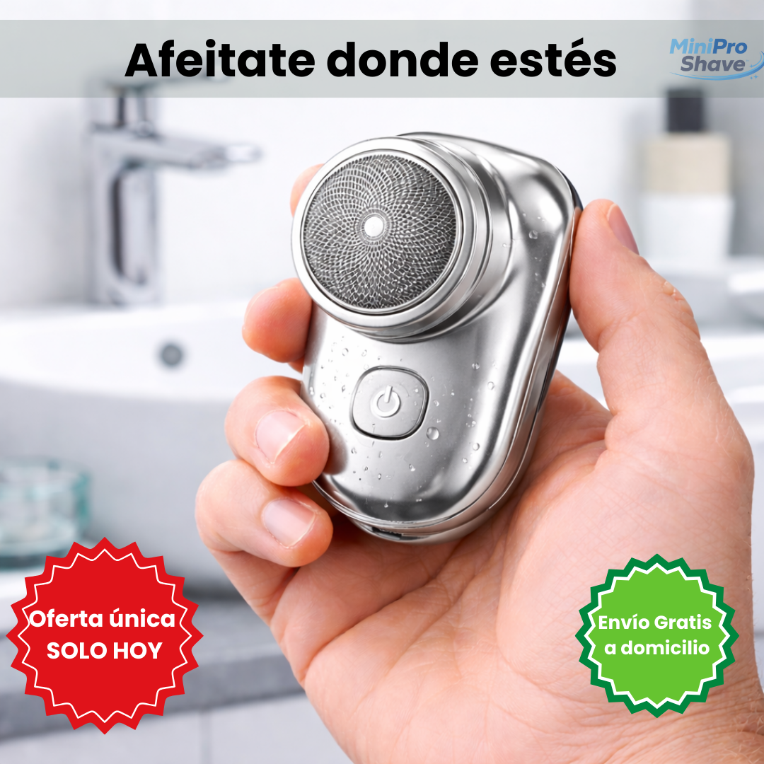 Minipro Shave™ - Afeitado donde estés