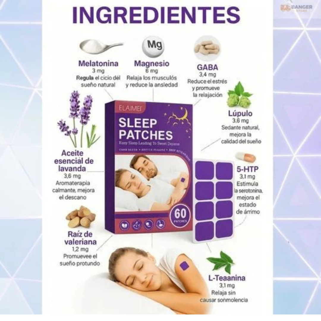 Sleep Patches Calm - Descanso profundo en minutos