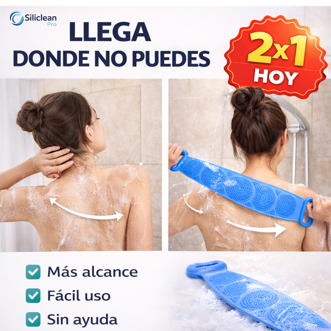 Siliclean Pro - Limpia tu espalda fácil, rápido y sin ayuda