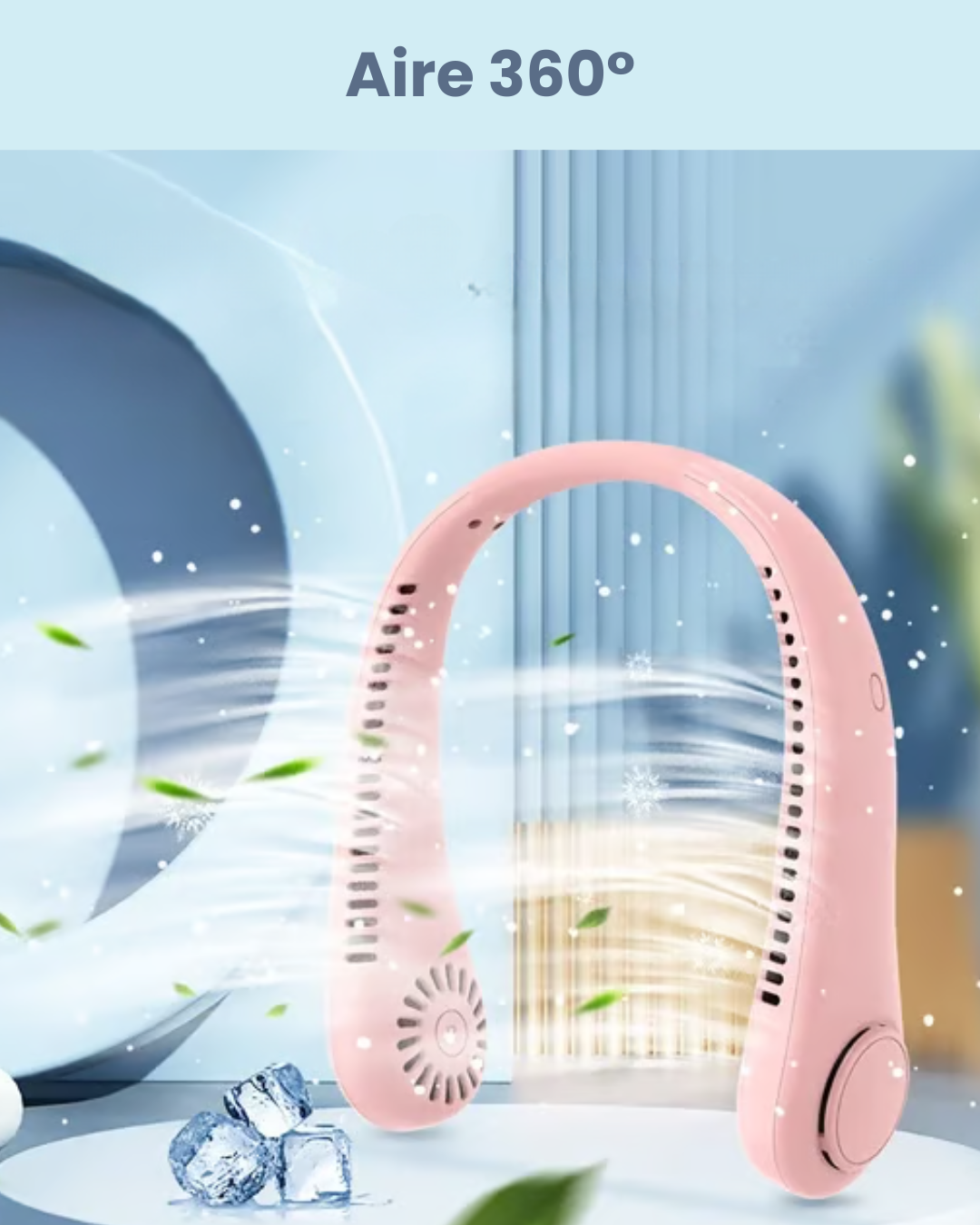 Ventilador de Cuello Portátil - Siéntete Fresco al instante