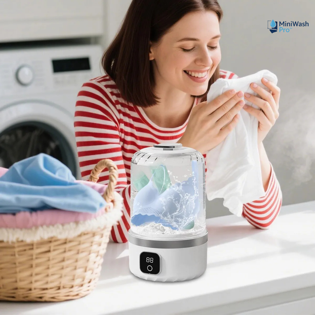 MiniWash Pro™ - Lava tus prendas pequeñas en minutos