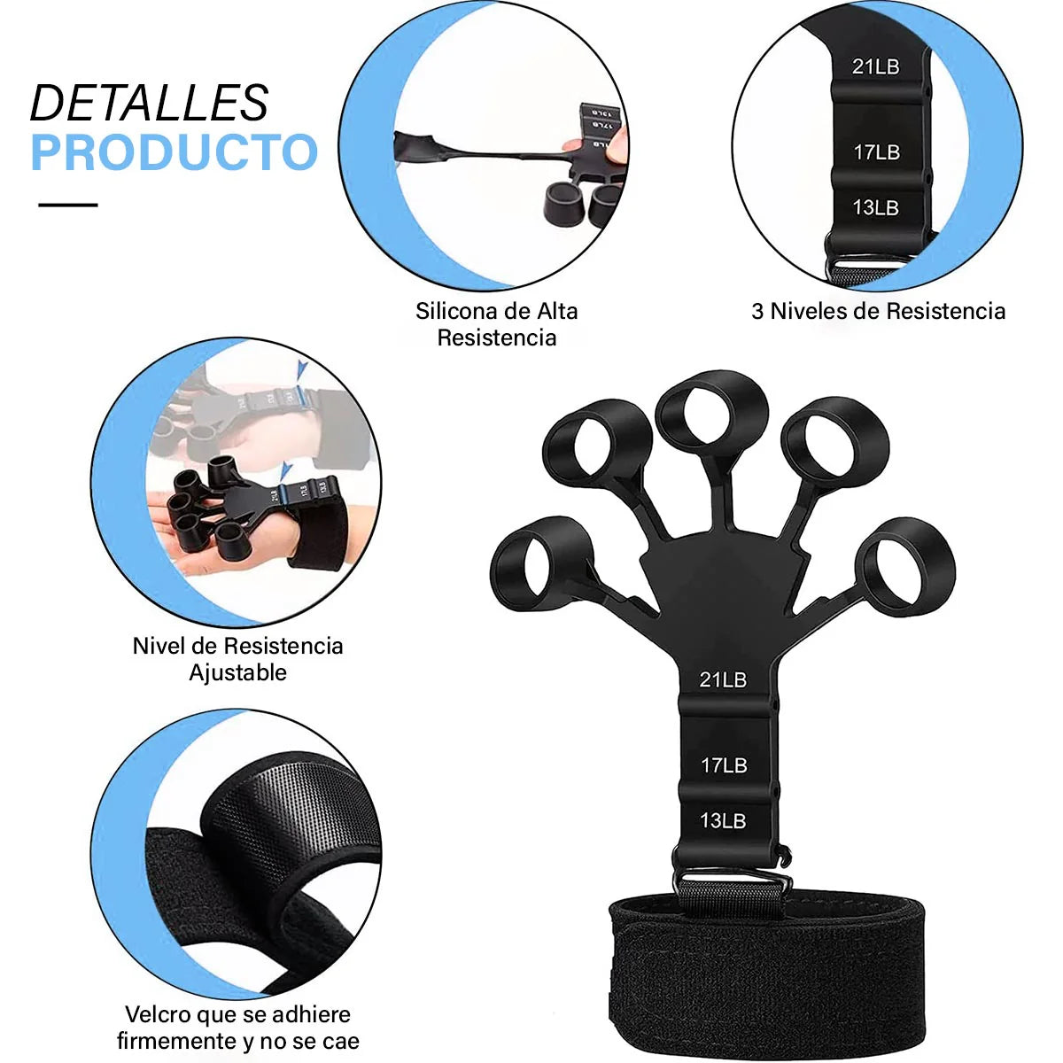 Ejercitador de Manos y Dedos para Uso Diario