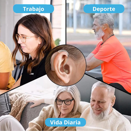 Audífono recargable - ¡Vuelve a conectar con tus seres queridos!