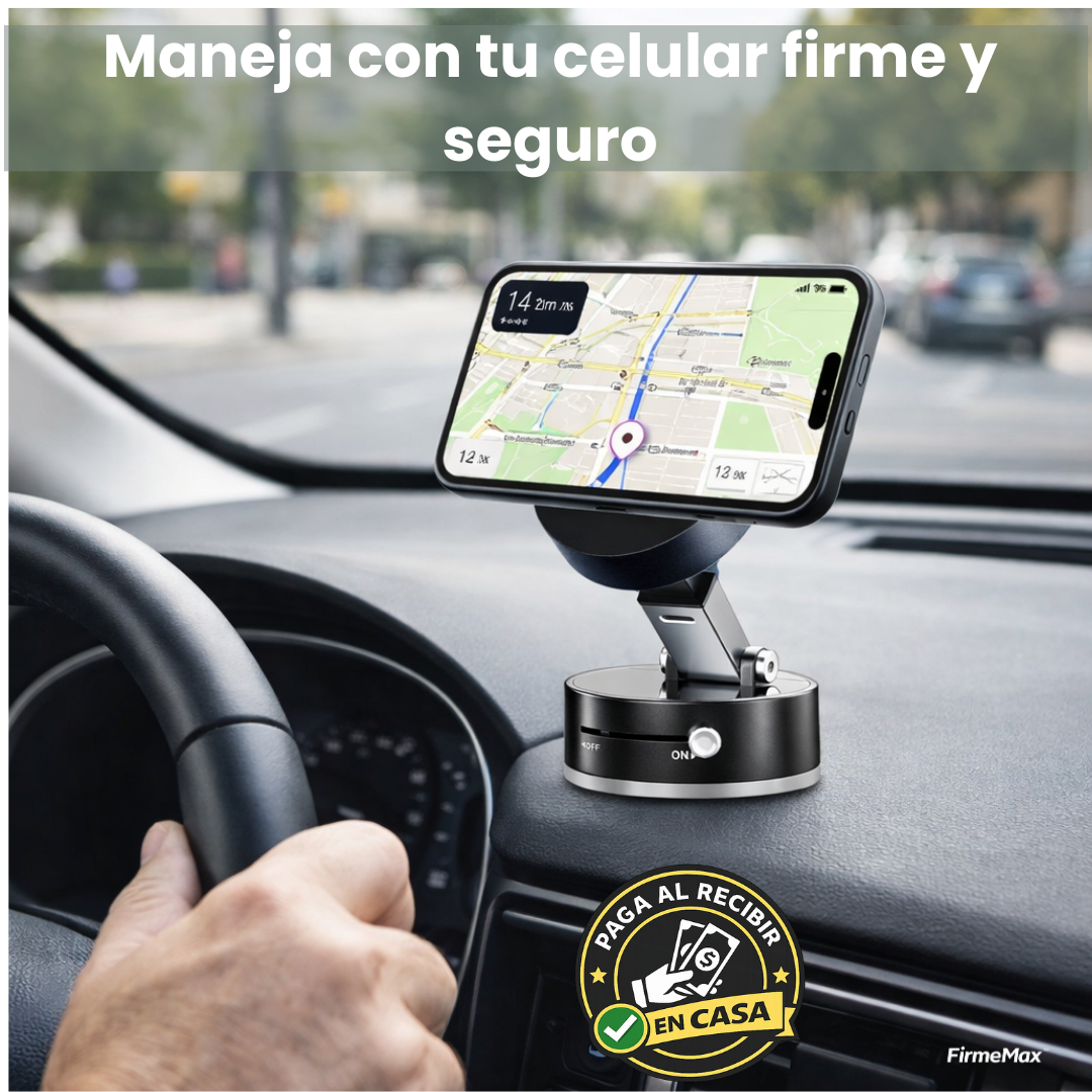FirmeMax™ – Soporte Magnético de Seguridad para Celular