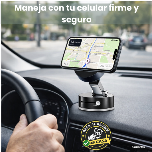 FirmeMax™ – Soporte Magnético de Seguridad para Celular