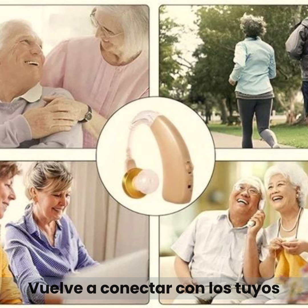 Audífono recargable - ¡Vuelve a conectar con tus seres queridos!