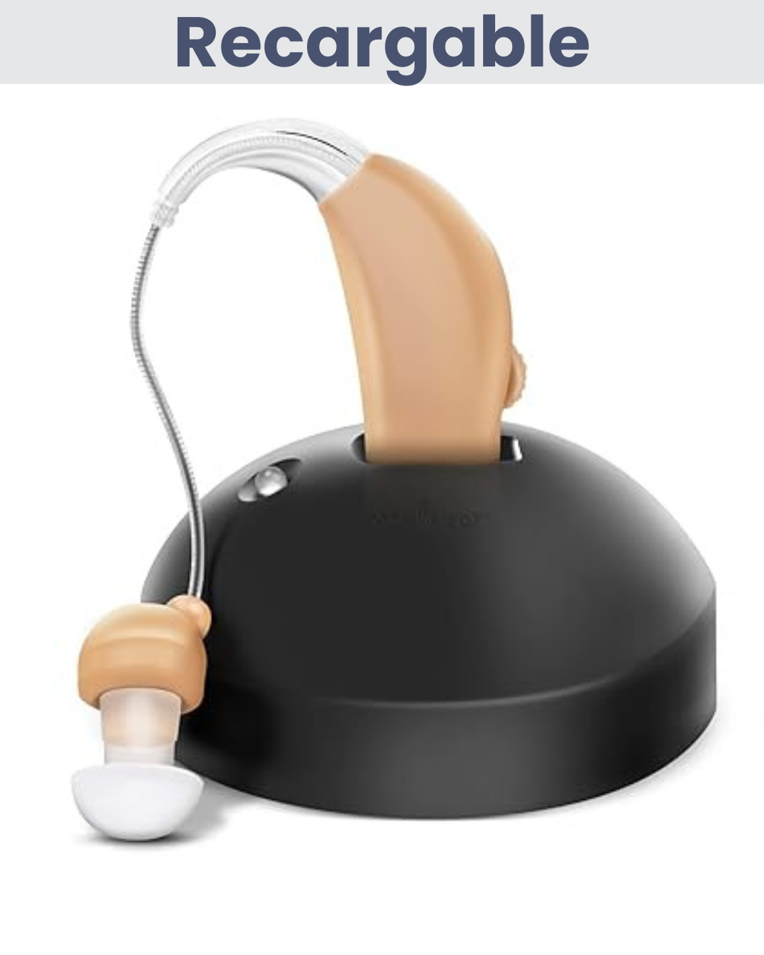 Audífono Amplificador Recargable - ¡Claridad para tu día a día!