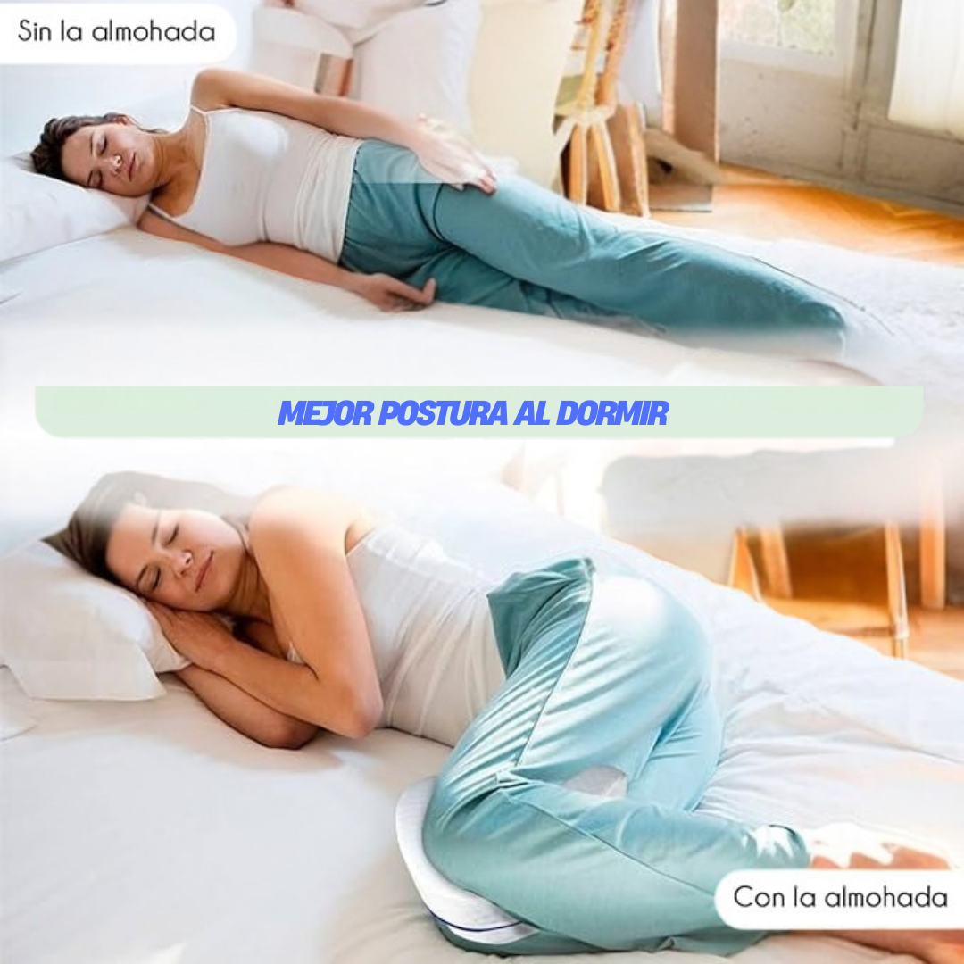 OrthoSleep™- Cojín Ergonómico para Dormir de Lado