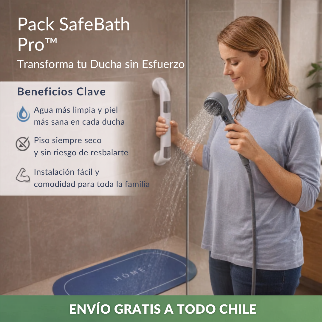 Pack SafeBath Pro™ - Sistema Completo para un Baño Más Seguro y Cómodo