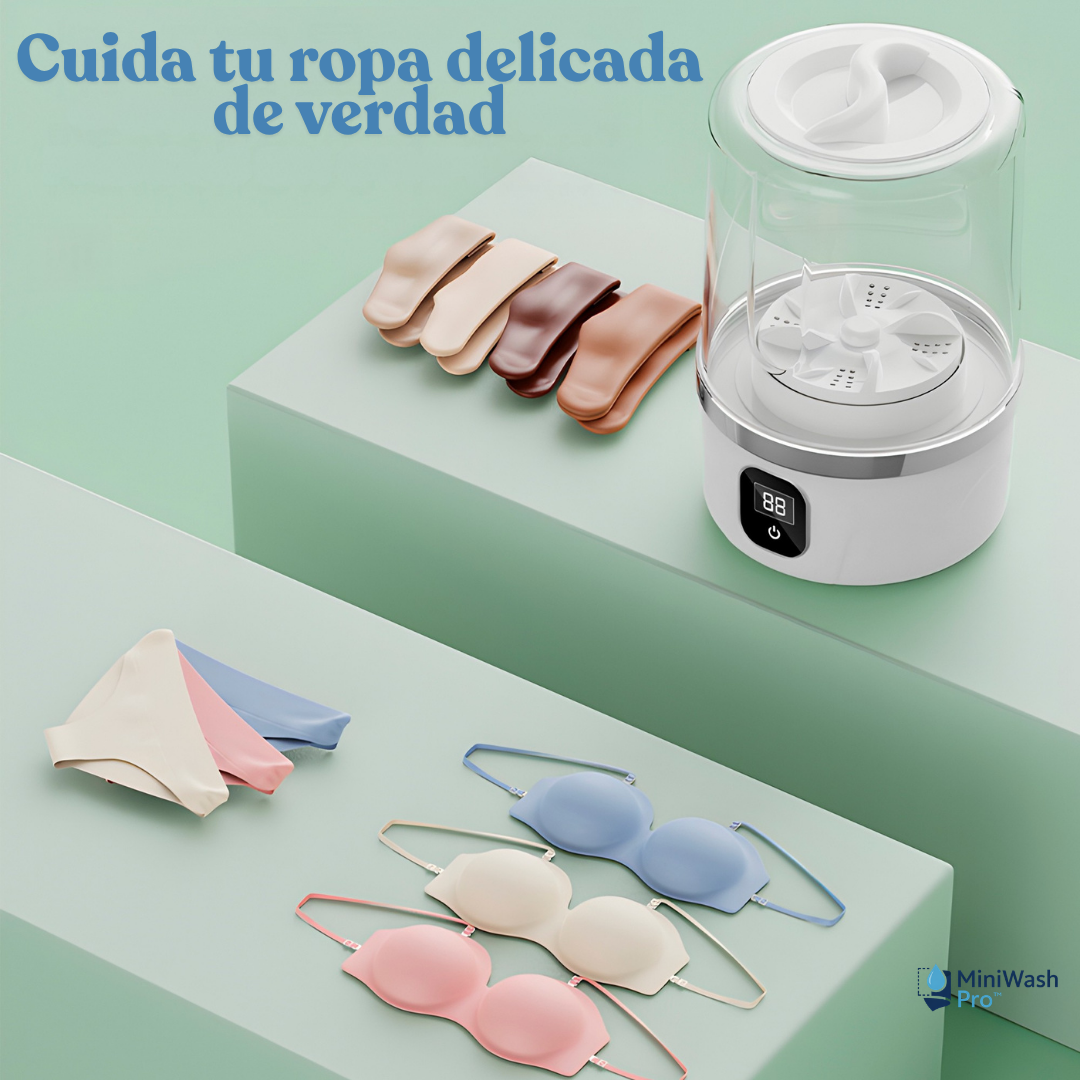 MiniWash Pro™ - Lava tus prendas pequeñas en minutos