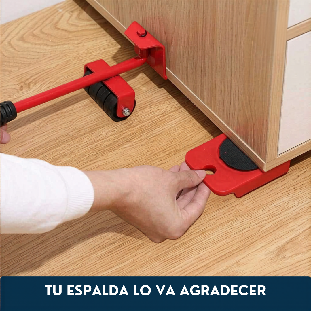 Kit MoveLift Pro™ - Mueve muebles pesados sin esfuerzo