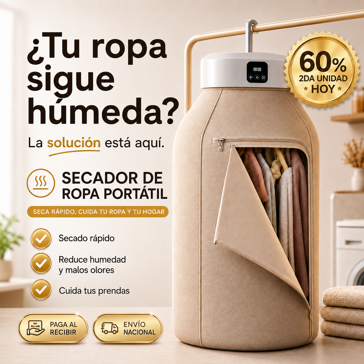 TurboRopa Pro - Ropa seca en minutos