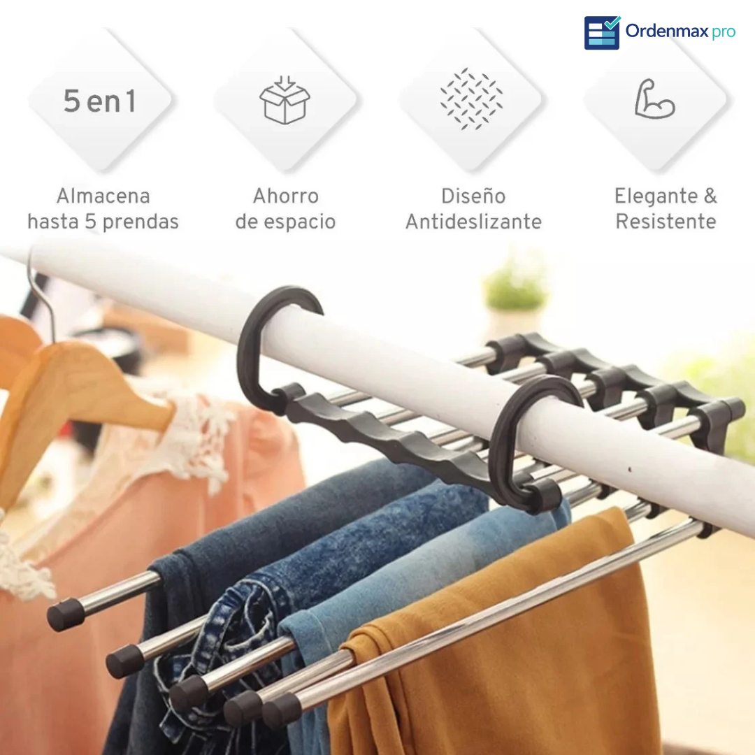 OrdenMax Pro x3+perchero mágico - Organiza tu ropa y gana espacio!