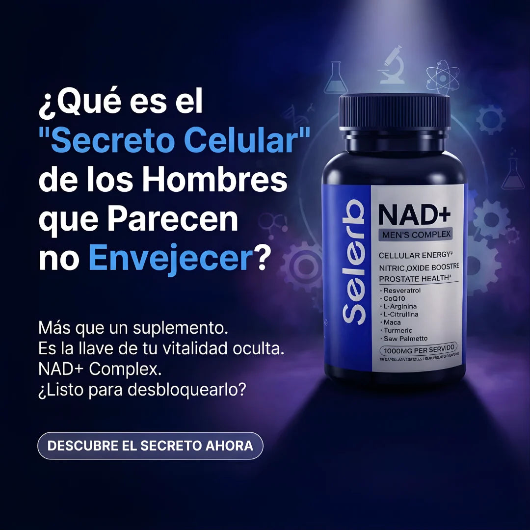 SELERB NAD+ Men’s Complex – Energía y Bienestar Masculino | Oferta 2x1
