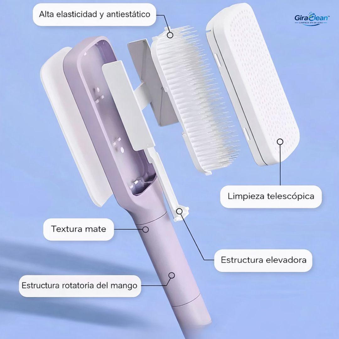 GiraClean™-¡Deja de limpiar tu cepillo con la mano!