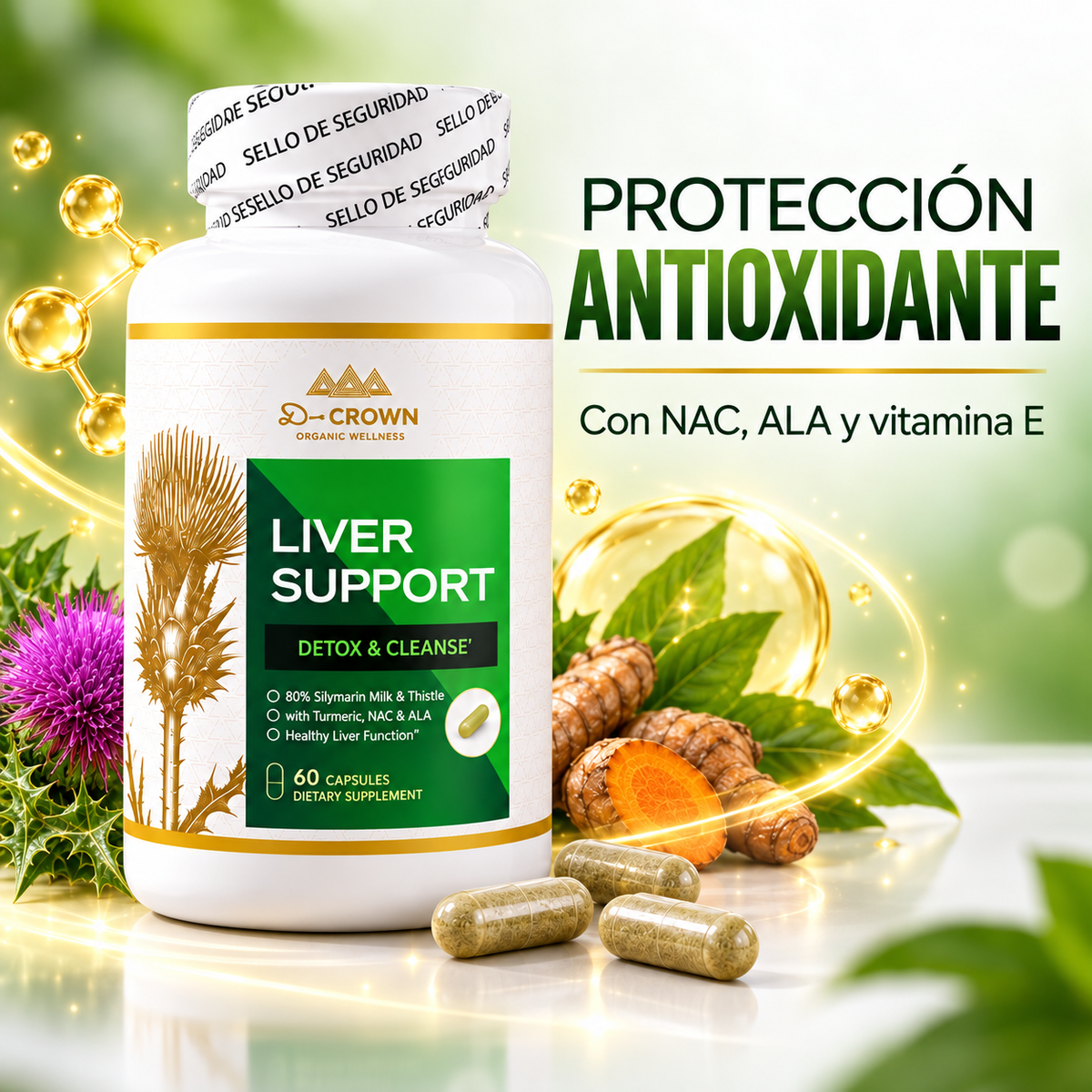 Liver Support 60 Cápsulas | Apoyo para tu hígado | 2x1