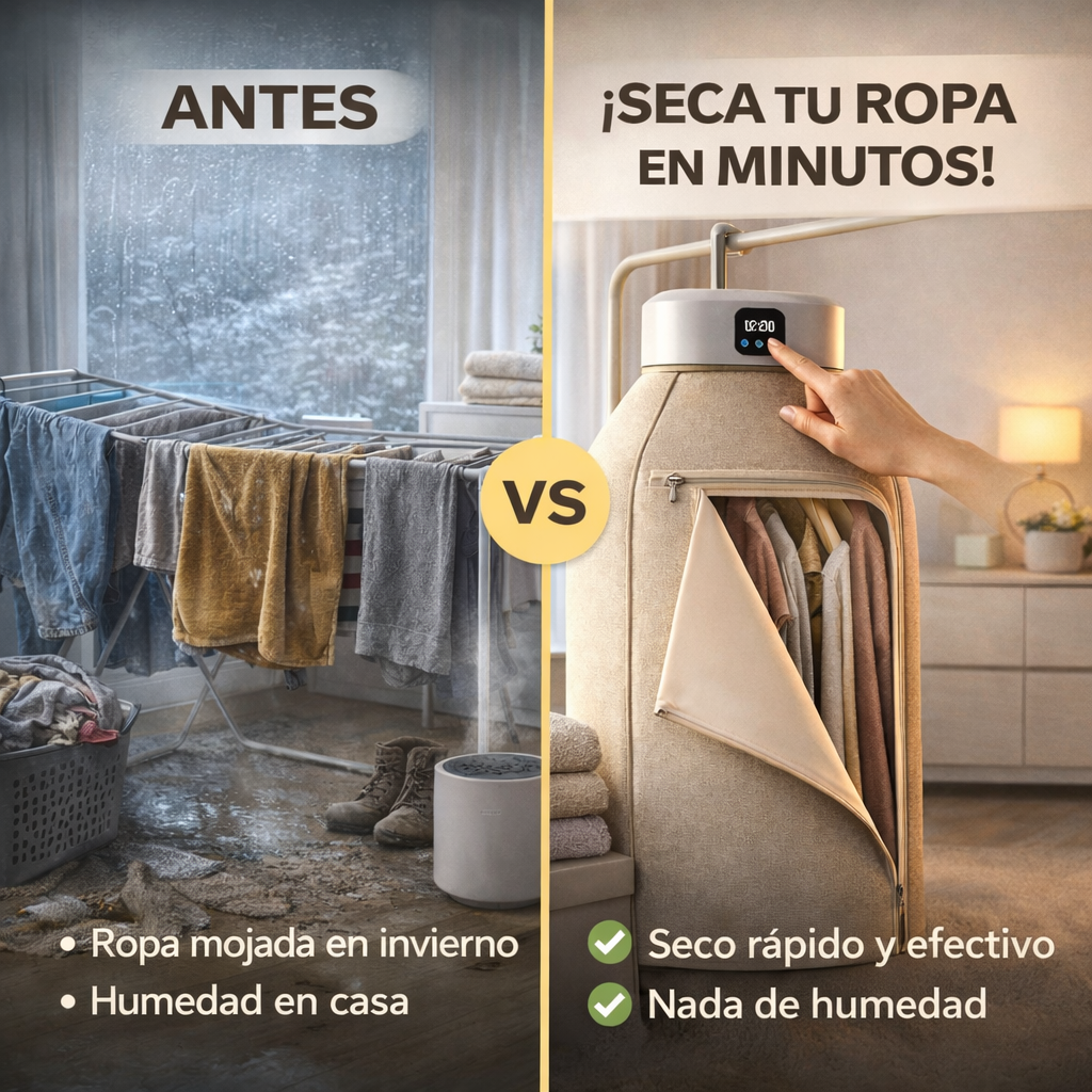 TurboCloth Pro - Ropa seca en minutos