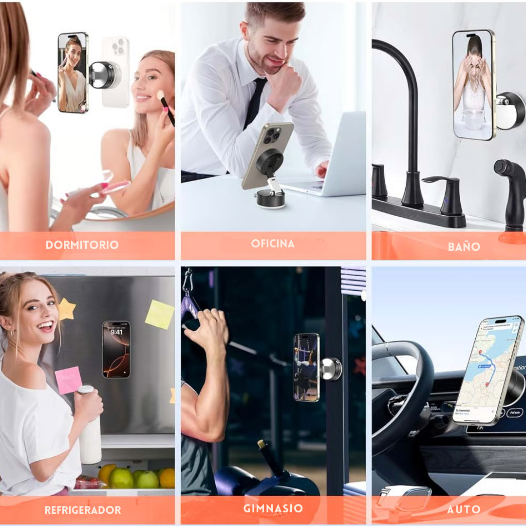 FirmeMax™ – Soporte Magnético de Seguridad para Celular