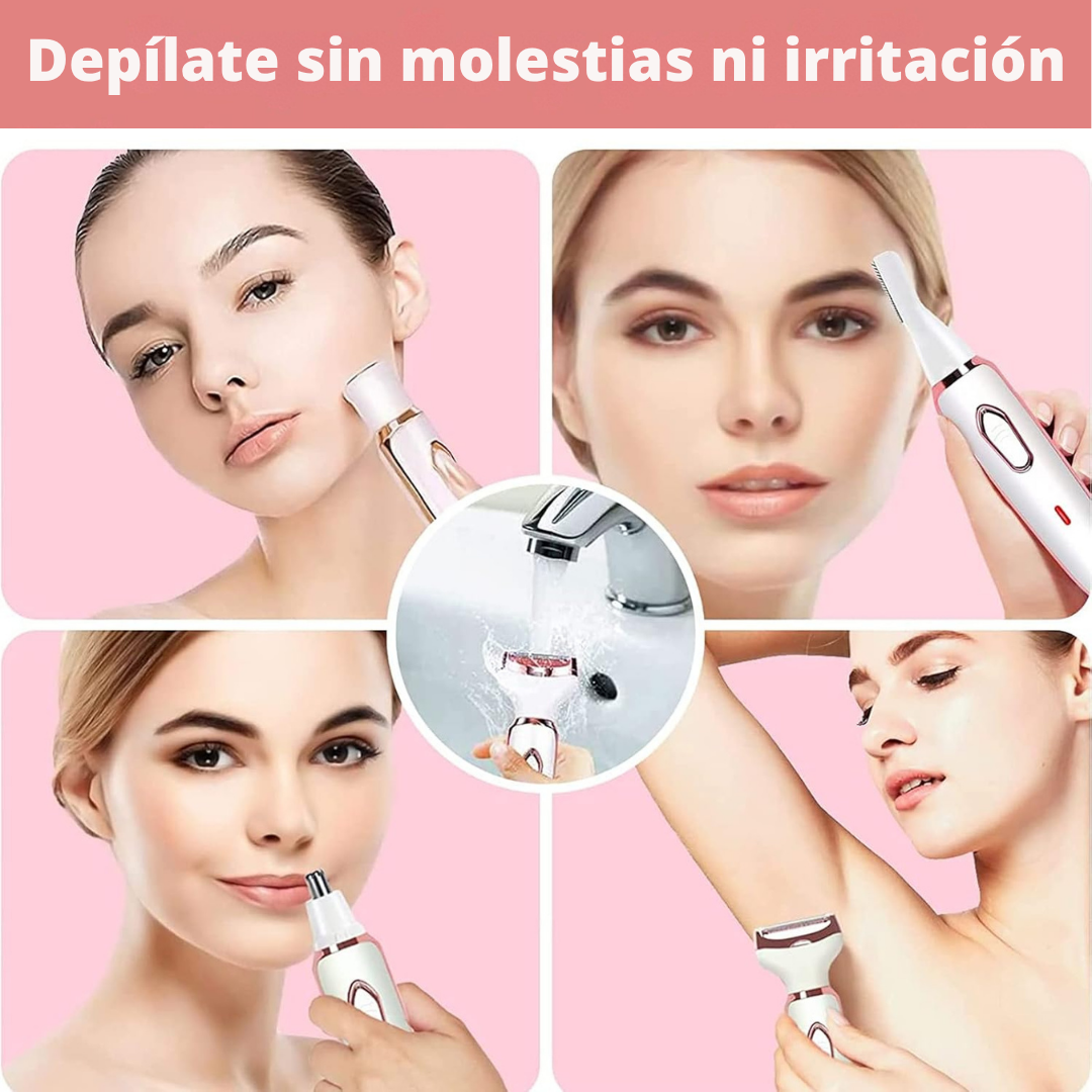 Sky Nova 4 en 1 - Depilación sin dolor, fácil y en casa