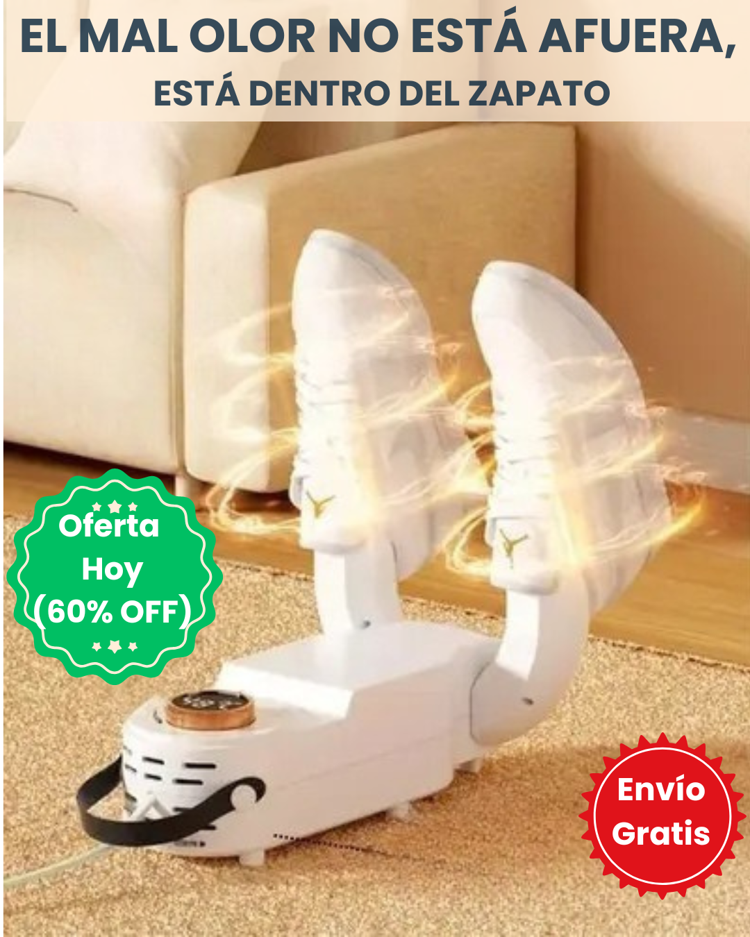 SECADOR DE ZAPATOS PORTÁTIL