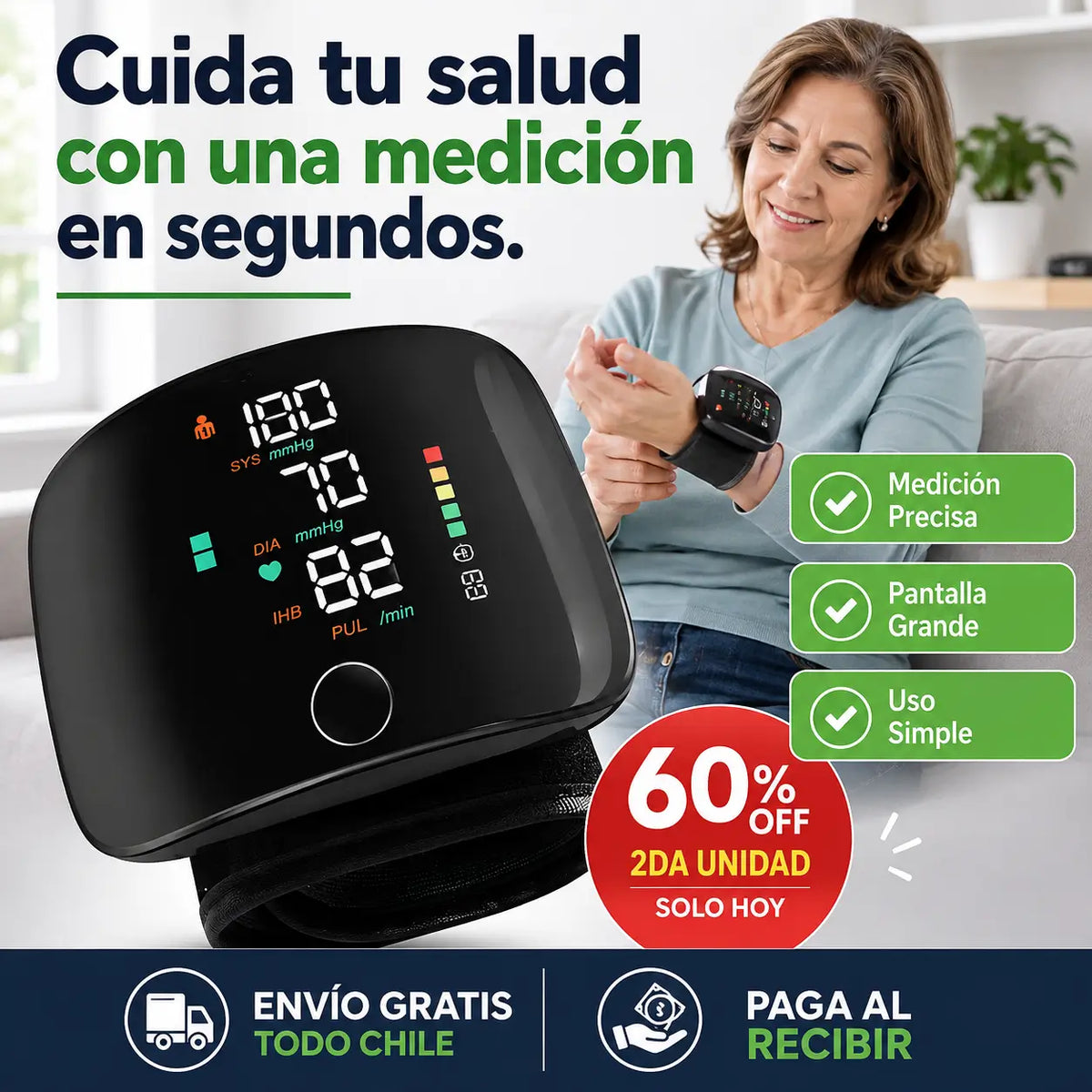 PressNow Pro™ - Controla tu presión en casa en segundos