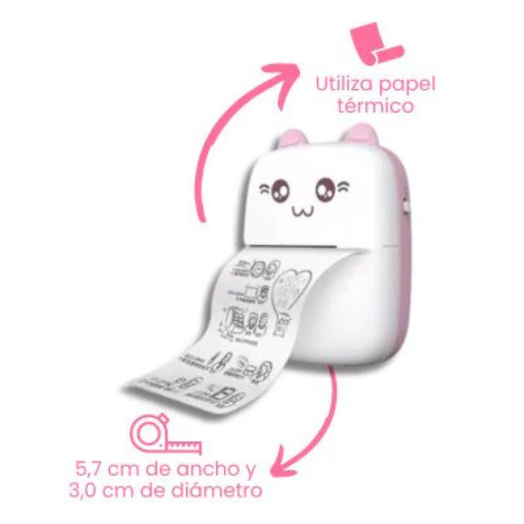 🎀 KawaiiPrint™ – Mini Impresora Gatito