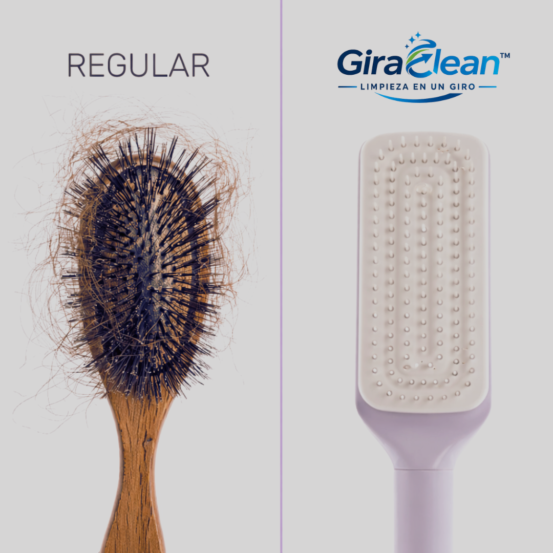 GiraClean™-¡Deja de limpiar tu cepillo con la mano!