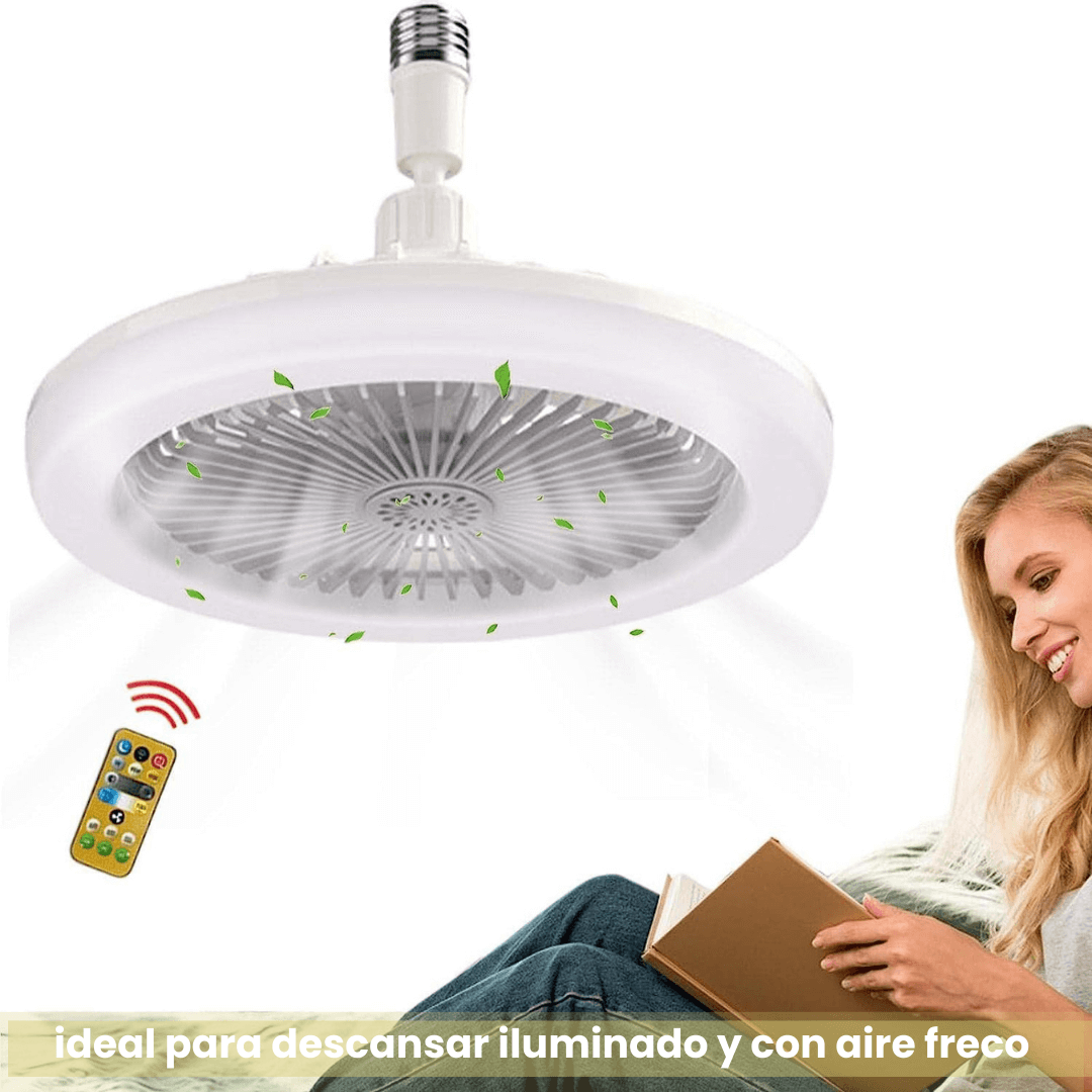 Ventiluz Hogar – Ilumina y refresca sin ruido