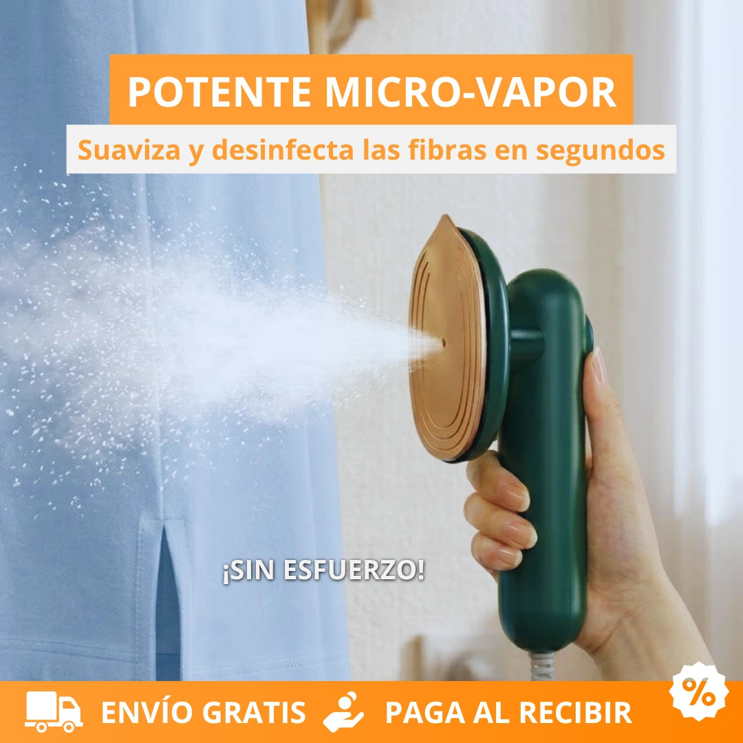 PlanchaGo Pro™|Plancha a Vapor Portátil | Elimina Arrugas Rápido en Casa y Viajes