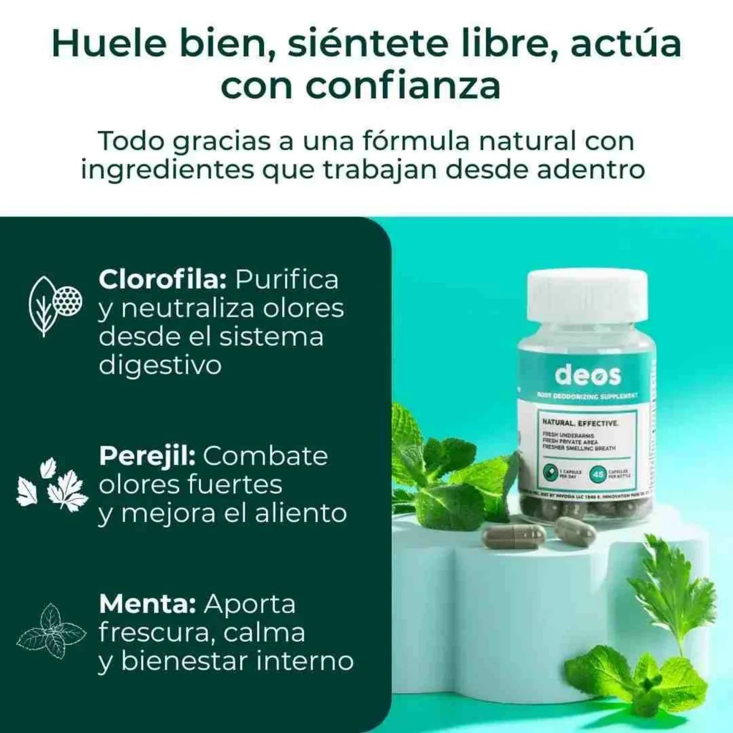 Deos™ - ¡Adiós al mal olor corporal todo el día!