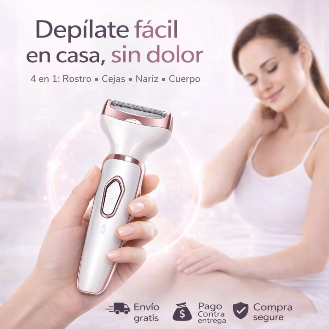 Sky Nova 4 en 1 - Depilación sin dolor, fácil y en casa