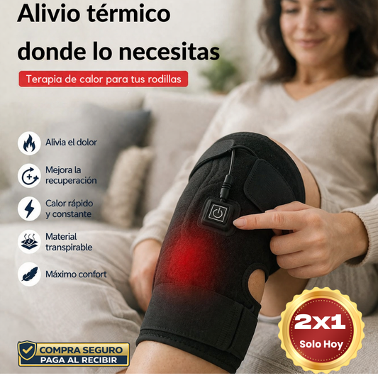 Rodillera Térmica Eléctrica- ¡Alivio térmico inmediato!