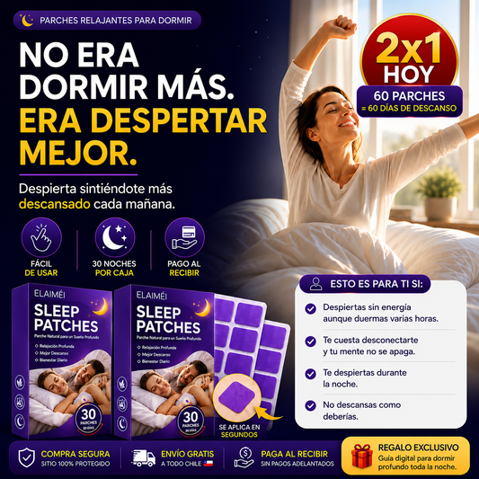 Parches para dormir ELAIMEI🌛 - Sueño profundo y renovador