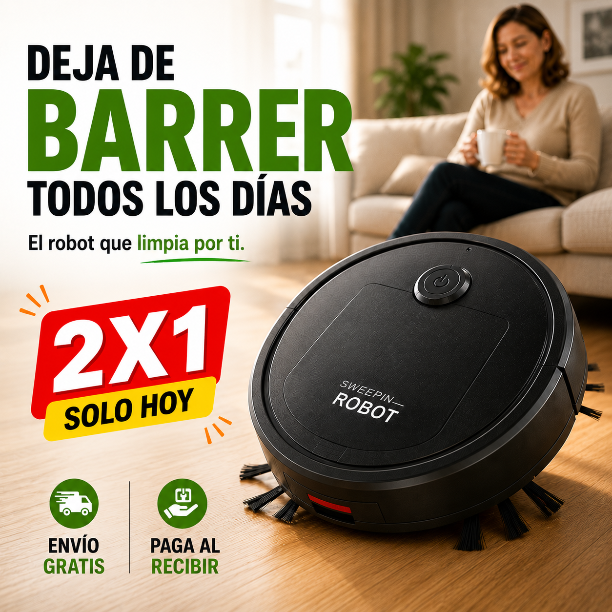 SmartClean Pro™ – ¡Descansa mientras tu casa se limpia sola!