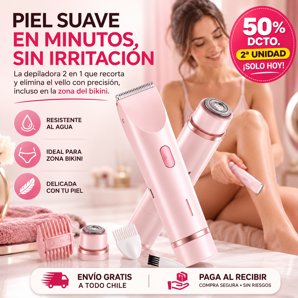 SoftCut Pro™- Piel sedosa en pocos minutos