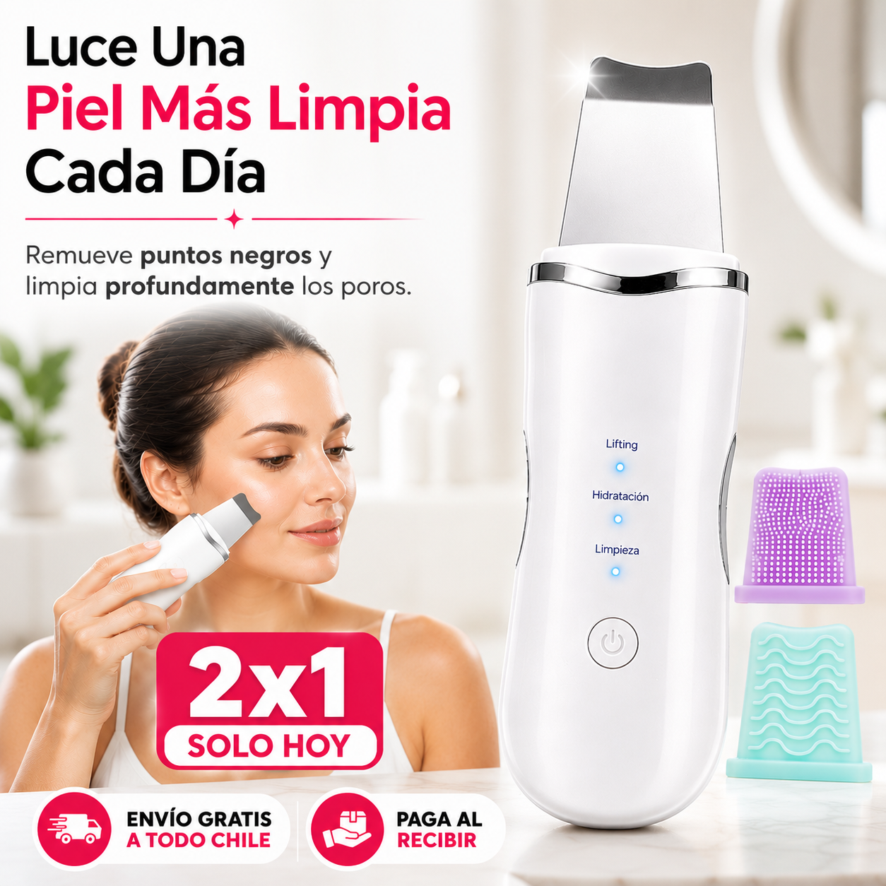ClearFace Pro™ - Piel limpia sin puntos negros