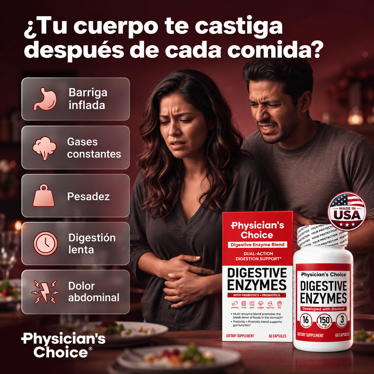 Enzimas Digestivas Pro™ | Apoyo Digestivo Diario – 2x1