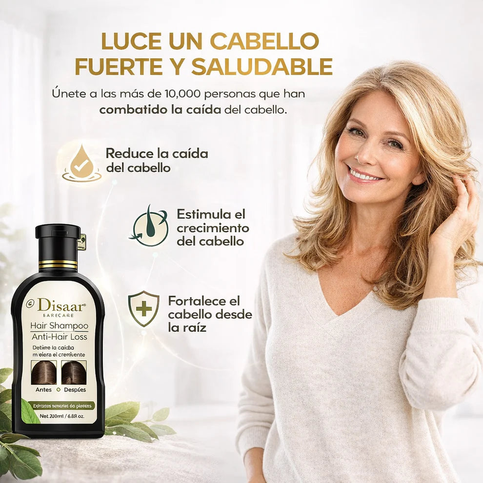 Shampoo DisaarMax™ - Reduce la caída y fortalece tu cabello