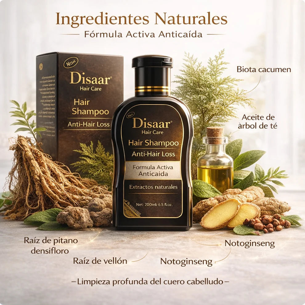 Shampoo DisaarMax™ - Reduce la caída y fortalece tu cabello