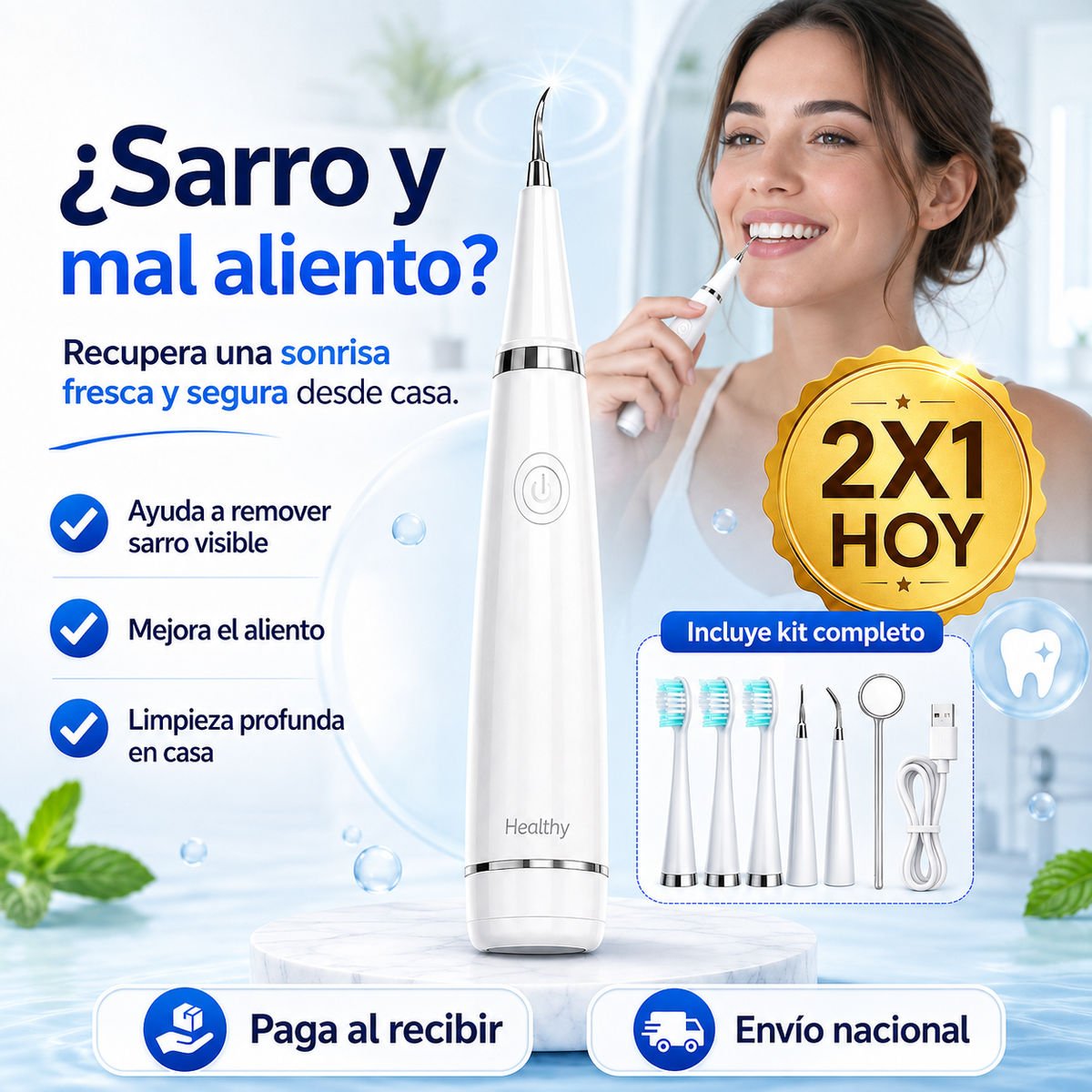 OralTech Pro- Elimina el sarro en minutos - 2x1