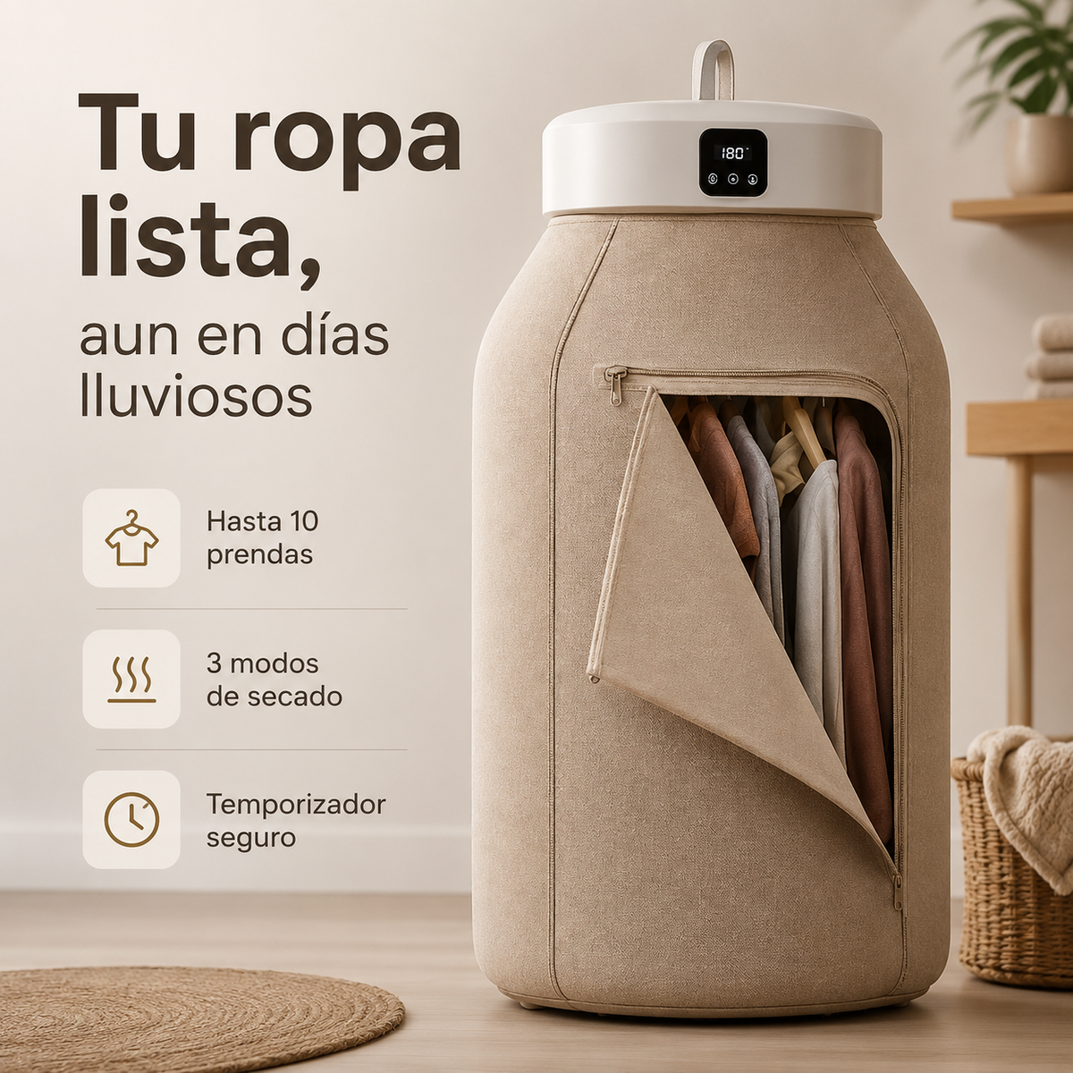 TurboRopa Pro - Ropa seca en minutos